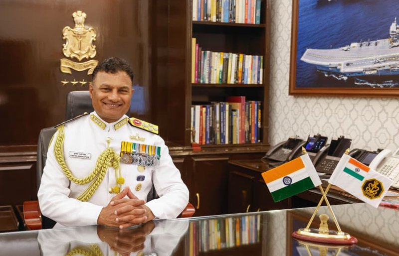 Adm Krishna Swaminathan joins as Chief of Naval Staff